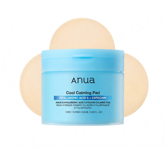 Anua 8 Hyaluronic Acid Catechin Calming Pad 110 pads